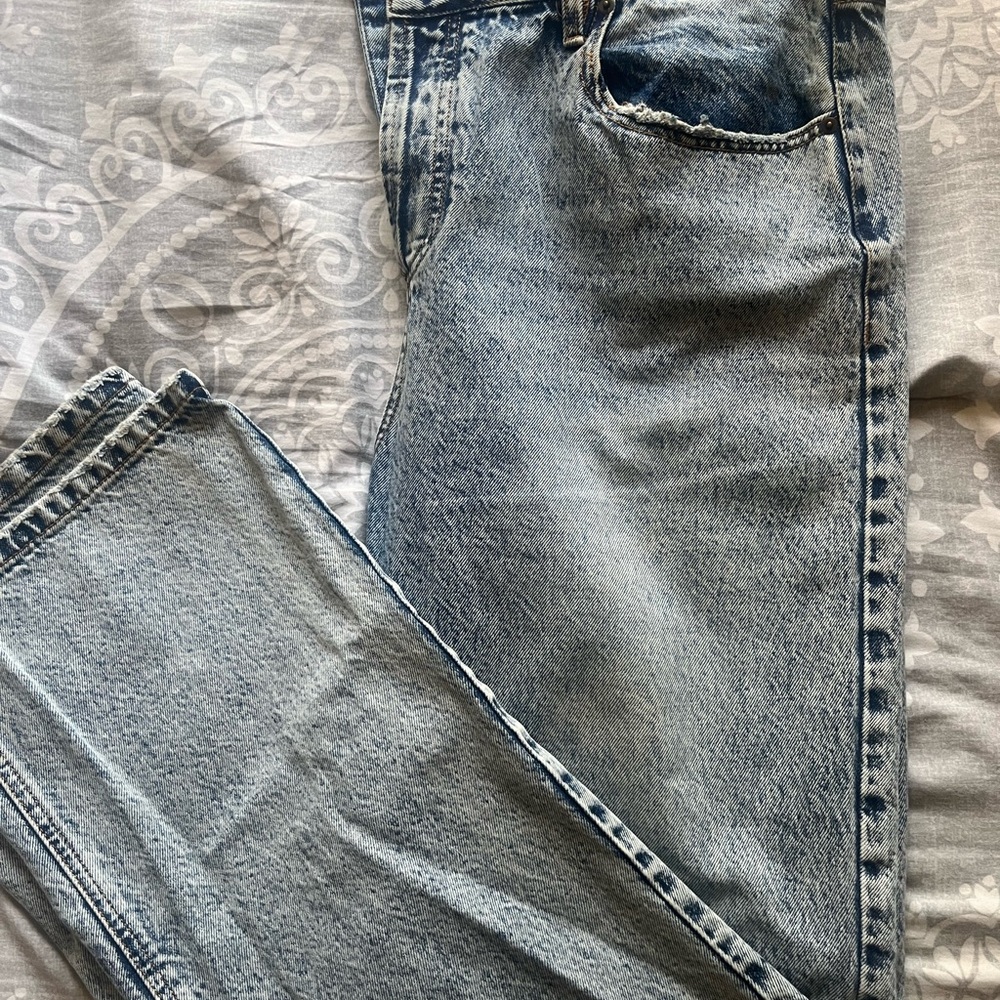 Fashion Nova Light Blue High Rise Jeans